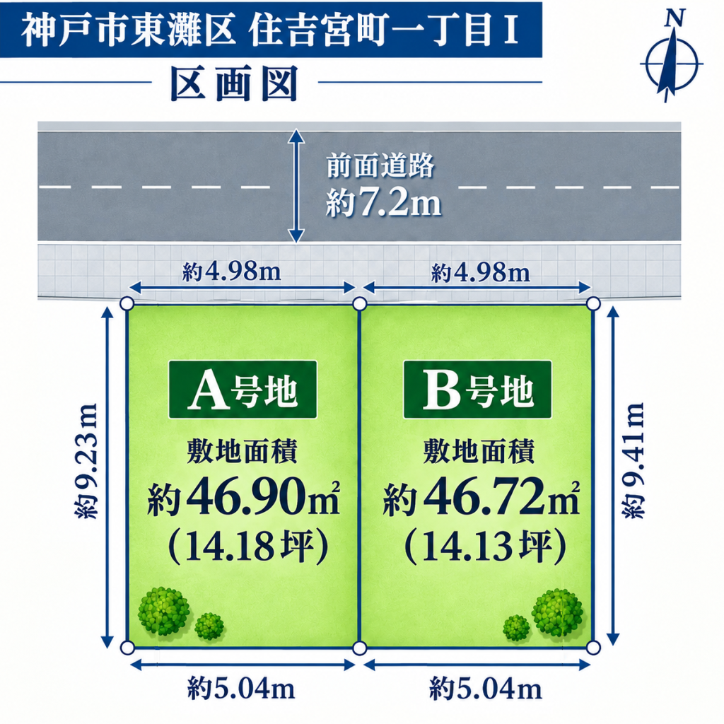 神戸市東灘区住吉宮町一丁目Ⅰ